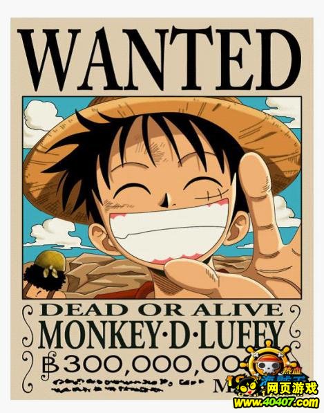 《热血海贼王》草帽小子--路飞不得不说的那些事_40407网页游戏网::40407.COM::