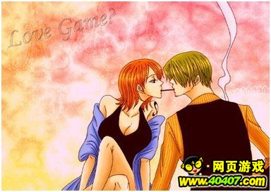 震撼美图秀恩爱 海贼王山治和娜美的甜蜜大家