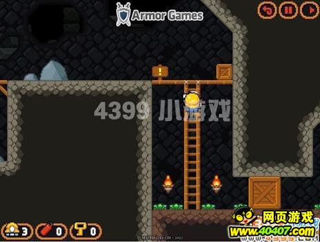4399 《爆破小矿工》 寻宝历险记