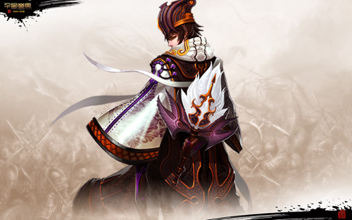 唯美暗黑三国风《千军万马》原画曝光_游戏资