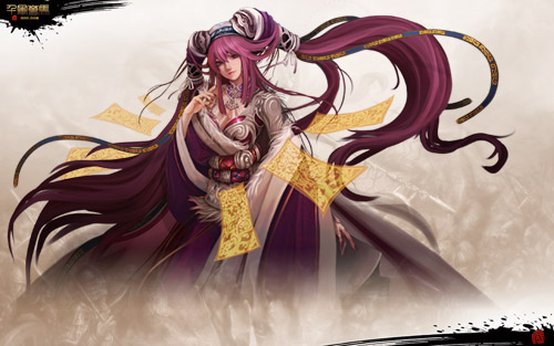 唯美暗黑三国风《千军万马》原画曝光_游戏资