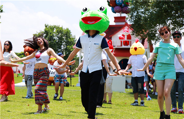 全民萌萌哒《开心消消乐》亮相长沙草莓音乐节