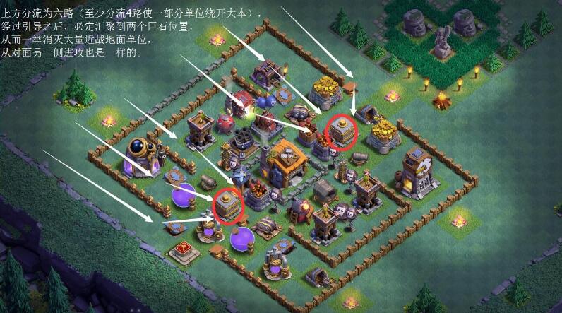 部落冲突七本阵型_部落战争七本完美布局
