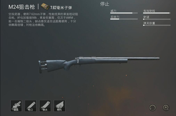 刺激戰(zhàn)場:栓動(dòng)狙槍械傷害數(shù)據(jù)匯總