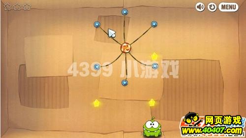 4399首发《割绳子电脑版》OmNom的糖果梦_