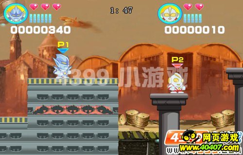 4399《奥特曼大闯关》 无敌超人化身救世英雄