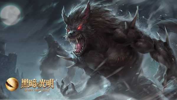 狼人对月嚎叫《黑暗与光明》狼之夜使命召唤